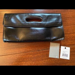 Black Leather Hobo Bag